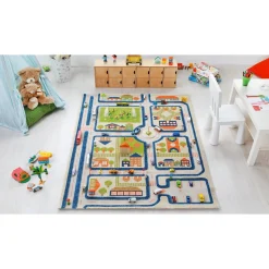 Traffic Blue Rug