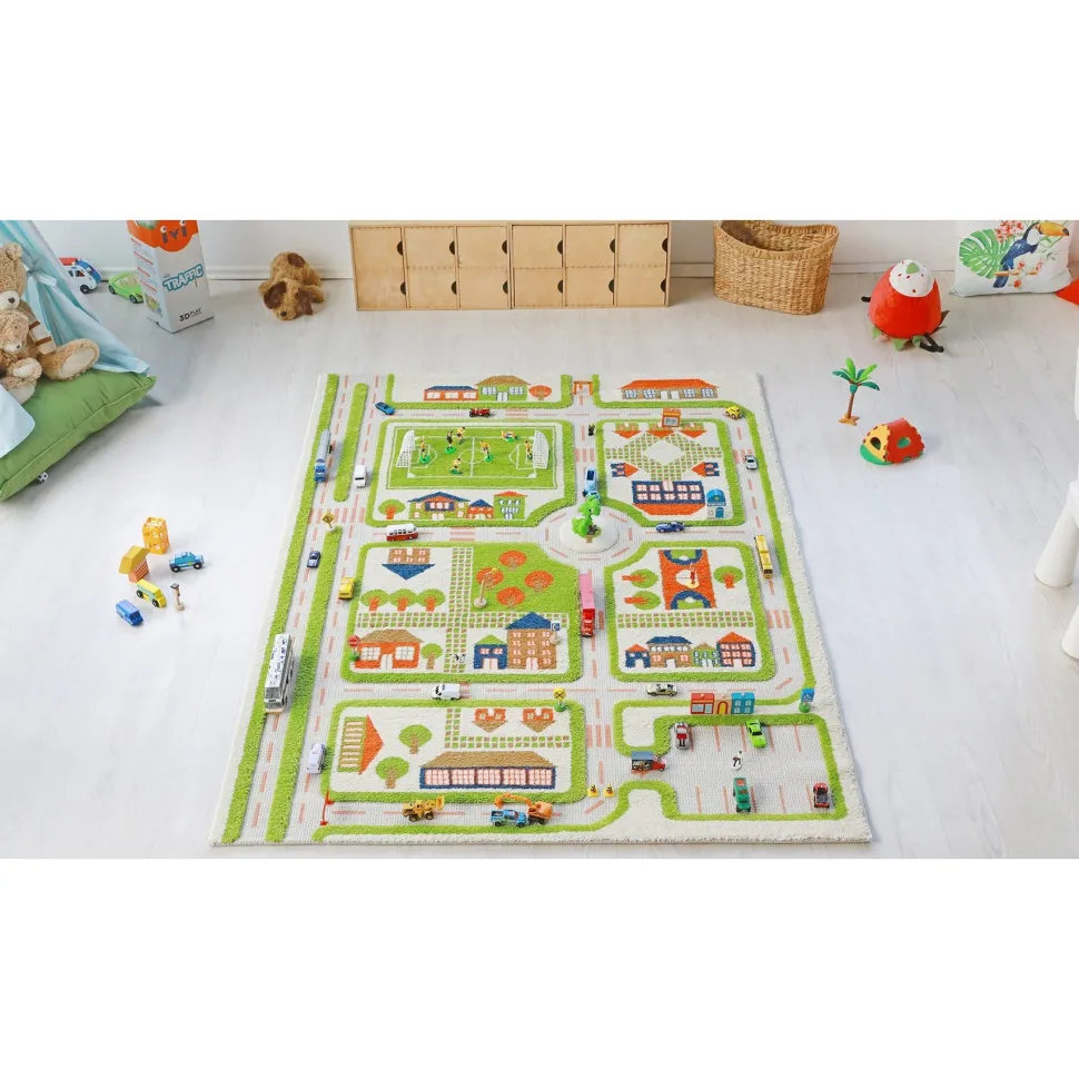 Traffic Green Rug