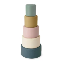 Vanja Silicone Stacking Tower VARIOUS COLOURS