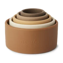 Vanja Silicone Stacking Tower VARIOUS COLOURS