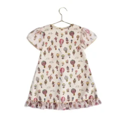 Velour Party Dress - Hot Air Balloon