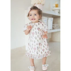 Velour Party Dress - Hot Air Balloon