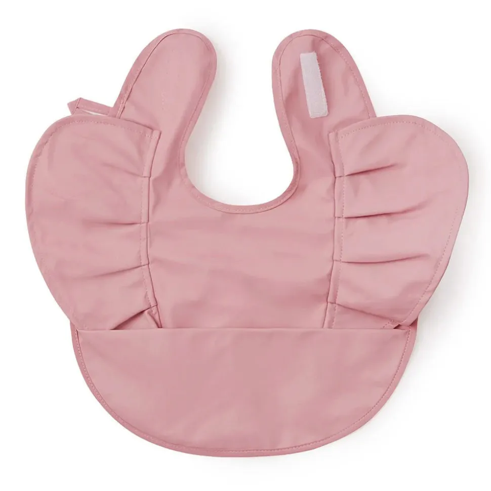 Waterproof Frill Snuggle Bib - Primrose Frill