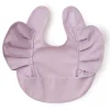 Waterproof Frill Snuggle Bib - Lavender
