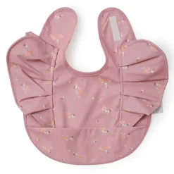 Waterproof Frill Snuggle Bib - Daisy
