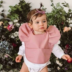 Waterproof Frill Snuggle Bib - Primrose Frill