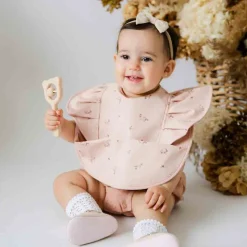 Waterproof Frill Snuggle Bib - Posey