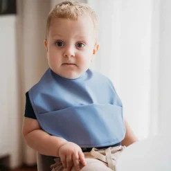 Waterproof Snuggle Bib - Sky