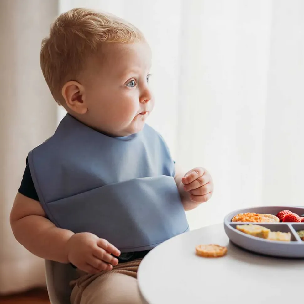 Waterproof Snuggle Bib - Sky