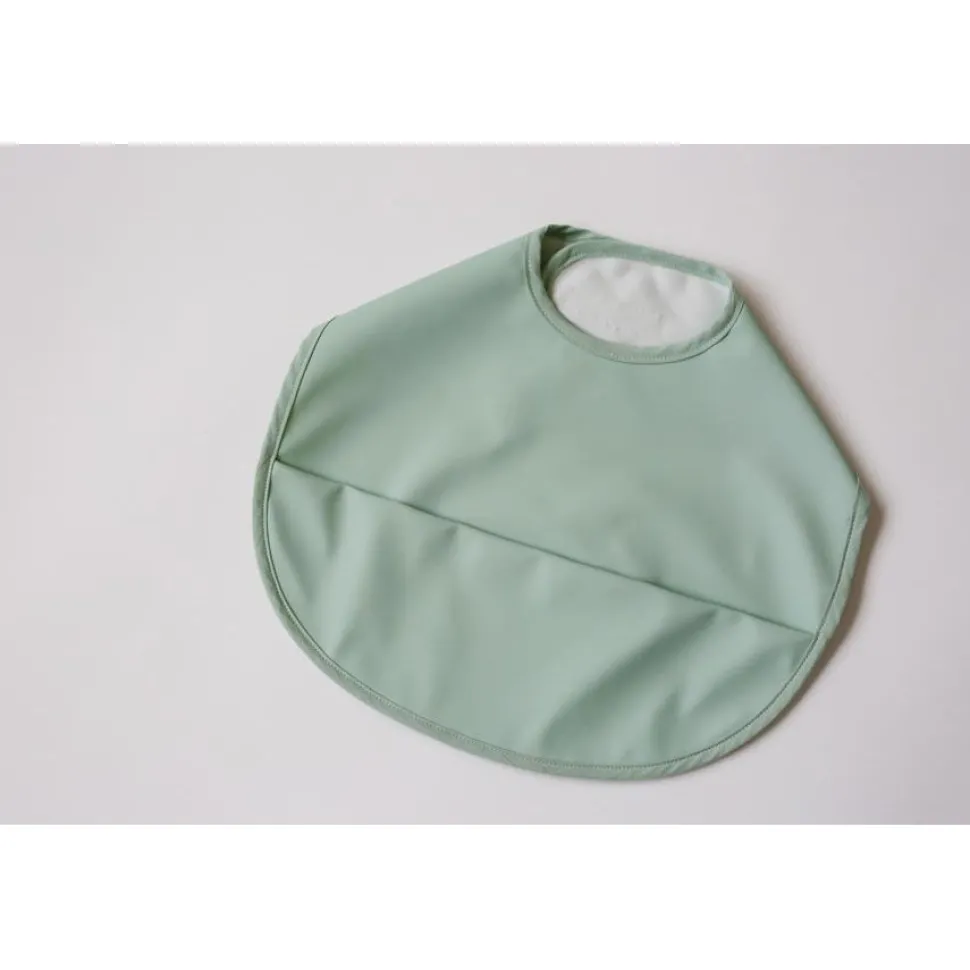 Waterproof Snuggle Bib - Sage