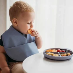 Waterproof Snuggle Bib - Sky