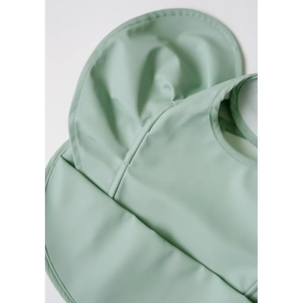 Waterproof Snuggle Bib - Sage
