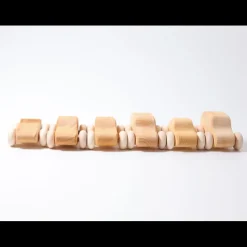 Wooden Cars Set of 6 VARIOUS COLOURS