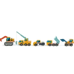 Wooden Construction Car Set