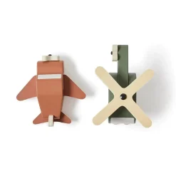 Wooden Helicopter and Plane
