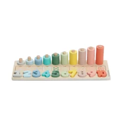 Wooden Numbers & Blocks Counting Set