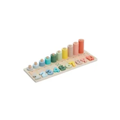 Wooden Numbers & Blocks Counting Set