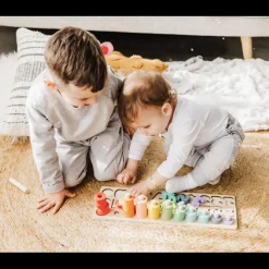 Wooden Numbers & Blocks Counting Set