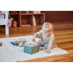 Wooden Shape Sorting Box