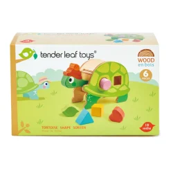 Wooden Tortoise Shape Sorter with Shapes