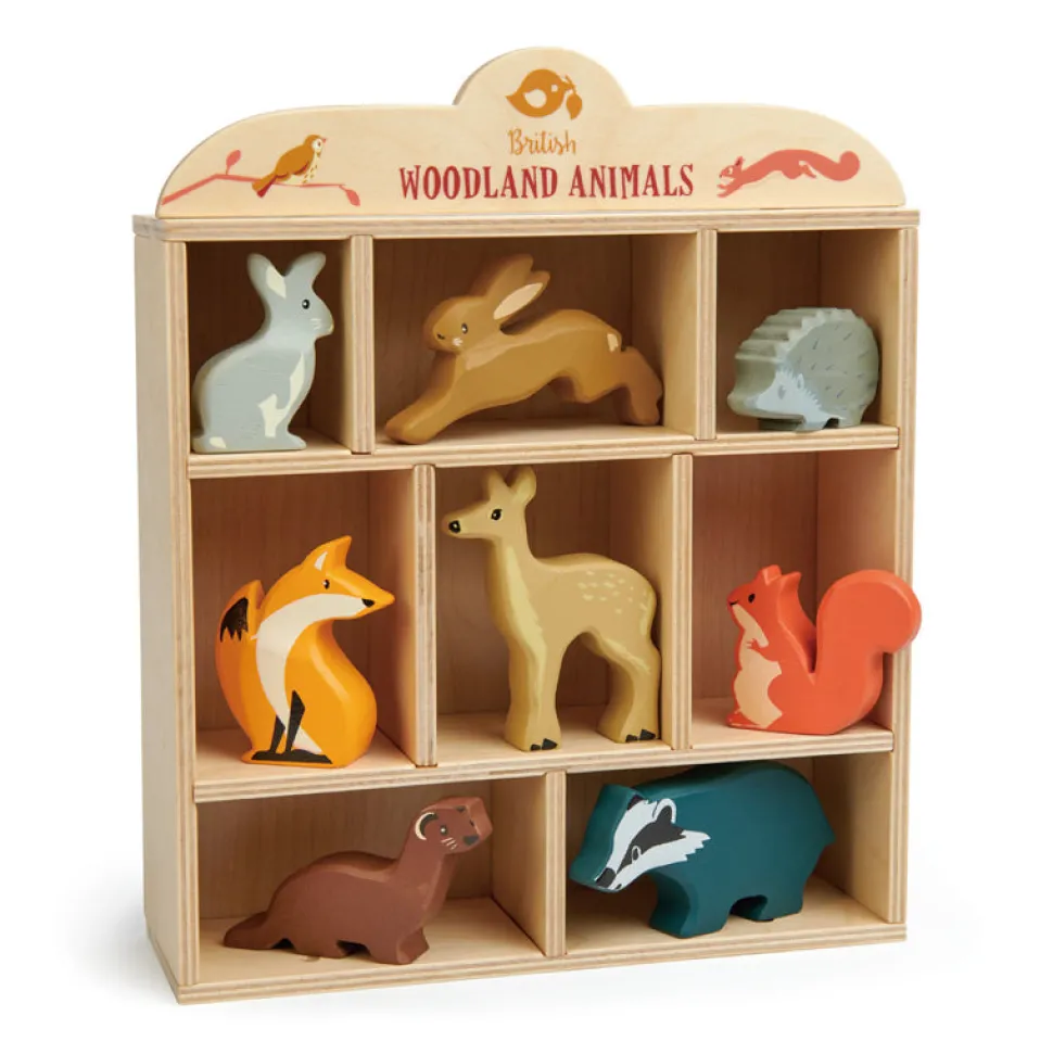 Woodland Animals Display Shelf Set