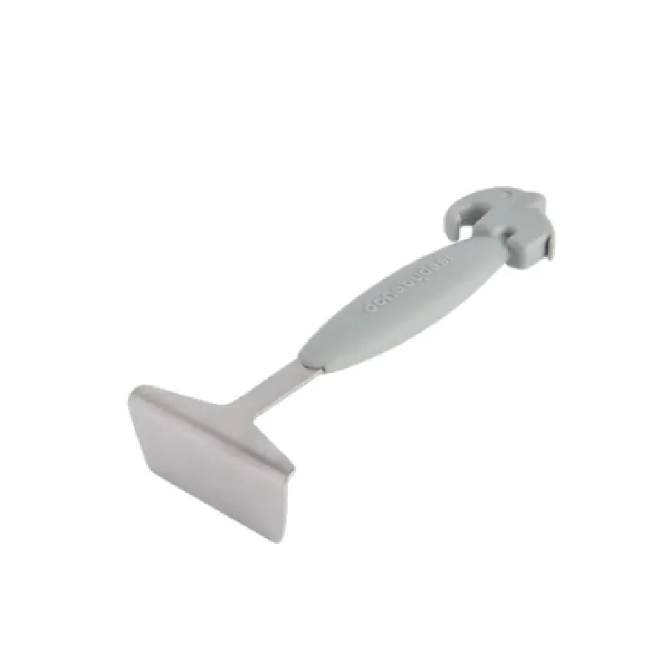 YummyPlus Easy grip food pusher - Grey