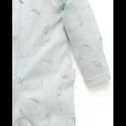 Zip Growsuit - Mint Eucalyptus