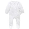 Zip Growsuit - Pale Blue Spot