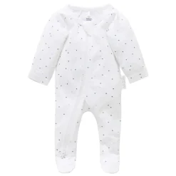 Zip Growsuit - Pale Blue Spot