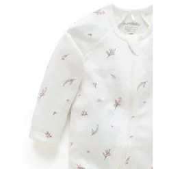 Zip Growsuit - Vanilla Blossom