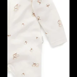Zip Growsuit - Vanilla Cottonbud