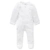 Zip Growsuit - White